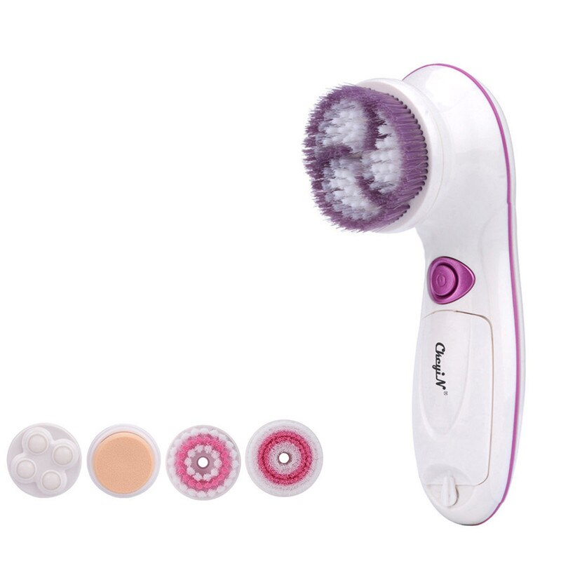5 in 1 elektrische gesichtsreinigungsbürste, gesichtsmassagegerät, porenreinigung, tiefenreinigung, peeling, mitesserentferner, tragbarer reiniger 45: Keine box