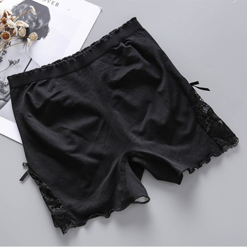 Sexy Kant Zachte Katoen Naadloze Veiligheid Korte Broek Zomer Onder Rok Shorts Modale Ijs Zijde Ademend Korte Panty Broek