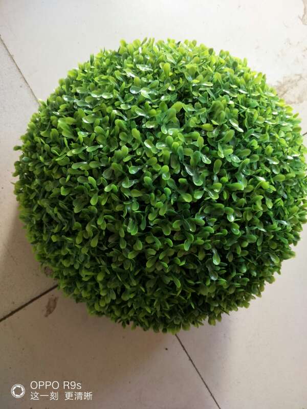 20cm tekokasvi pallo topiary joulu ulkoilu sisustus riippupallo hääjuhliin tee itse hotelli kotipiha puutarha sisustus pallo: Vihreä hua / 30cm