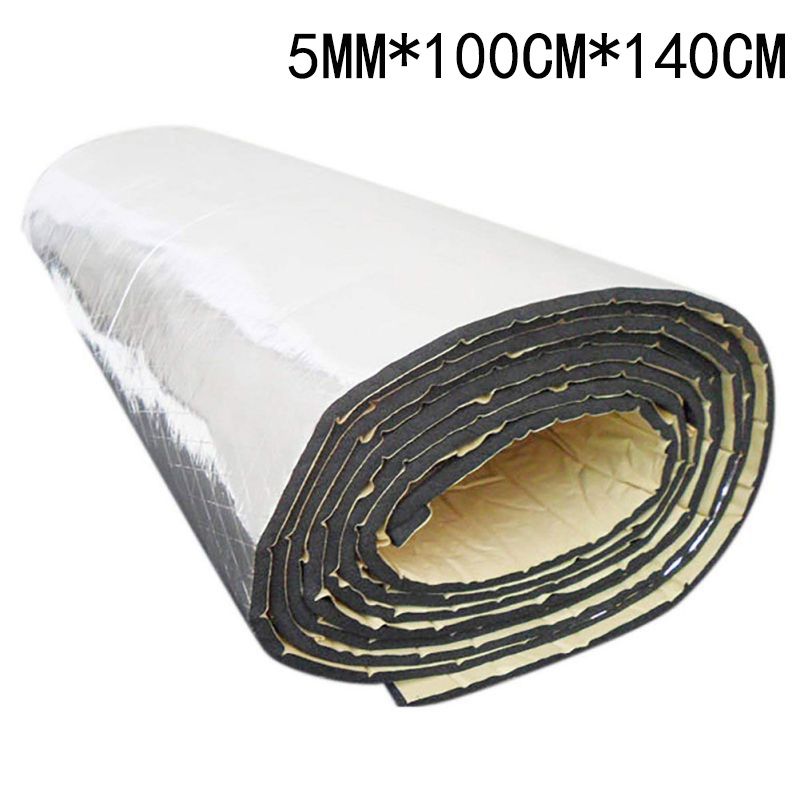 Car Insulation/Sound-absorbing Pad Glassfiber Water Pipe Hose Insulation Shock Absorber Sound Absorption Rubber For Auto: Zilver