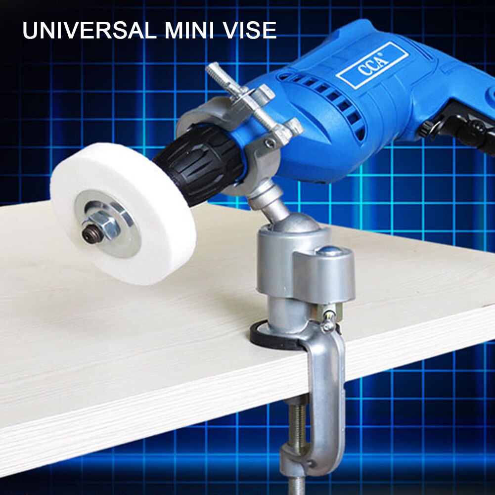 360° Rotating Table Vise Multifunctional Universal Aluminum Bench Table Vise Clamp Vice Swivel Tabletop Clamp Rotating Tools