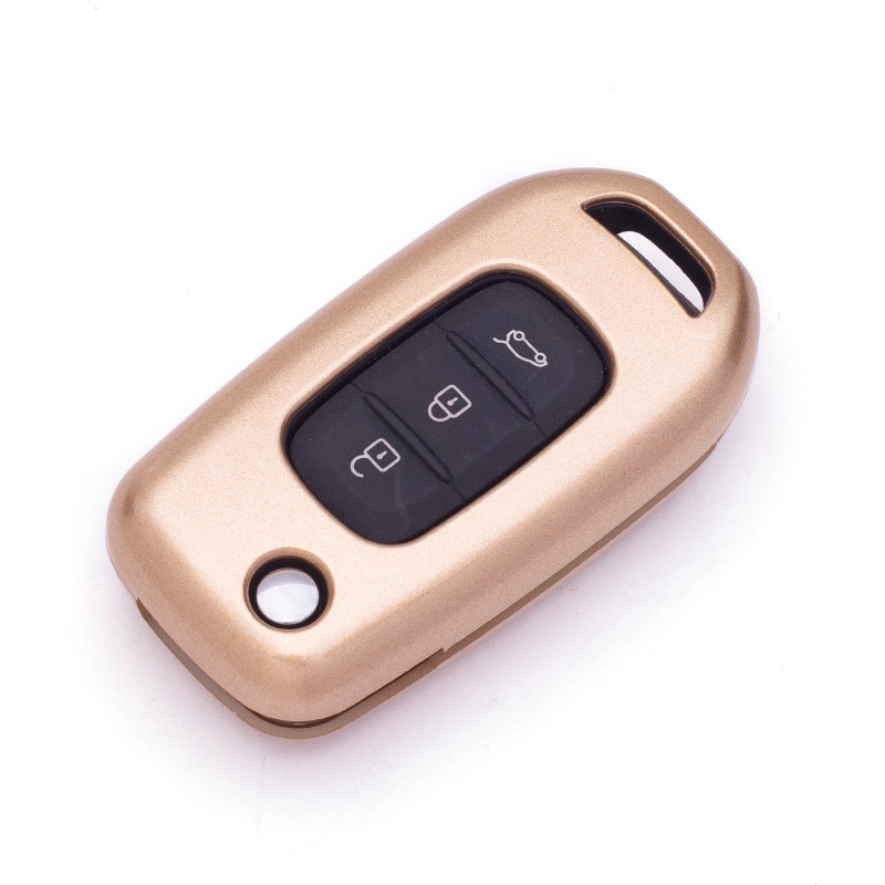 ABS Car Key Case For Renault Kadjar Captur Symbol Koleos Megane Keyless Remote Cover Shell 3 Buttons