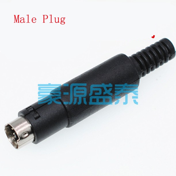 10 stk/parti  ps2 mini din 4/ din 5/ din 6/ din 7/ din 8 sveisetype hann/hun pluggkontakt 4p/5p/6p/7p/8p