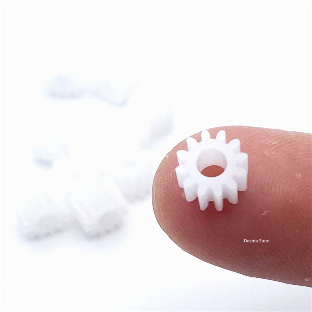 0.5m 8/9/10/11/12/13/14/15/18- tänders gör-det-själv-motor plastväxel 0.5/2/3mm- hålsdiameter