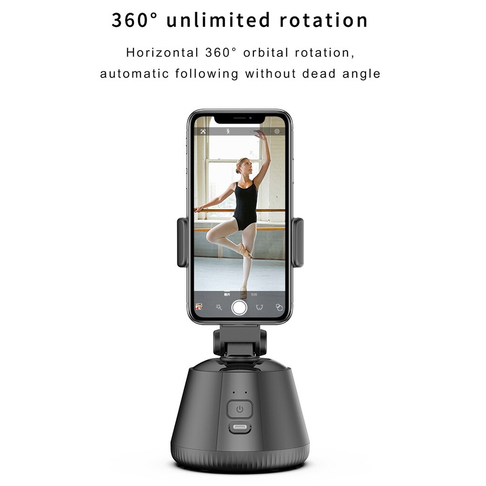 Auto Face Object Tracking Cameraman Portable Vlog Selfie Stick Rechargeable For Phone 360 Rotation Gimbal Stabilizer Photography