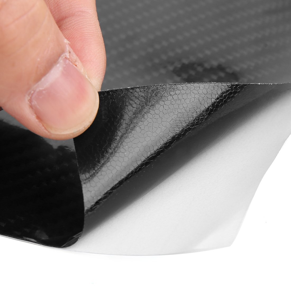 Uxcell 3D 4D 5D 6D de fibra de carbono burbuja de estirable coche película de vinilo adhesivo 152x60 cm/100 cm x 50 cm/152 cm x 30 cm/300x50 cm