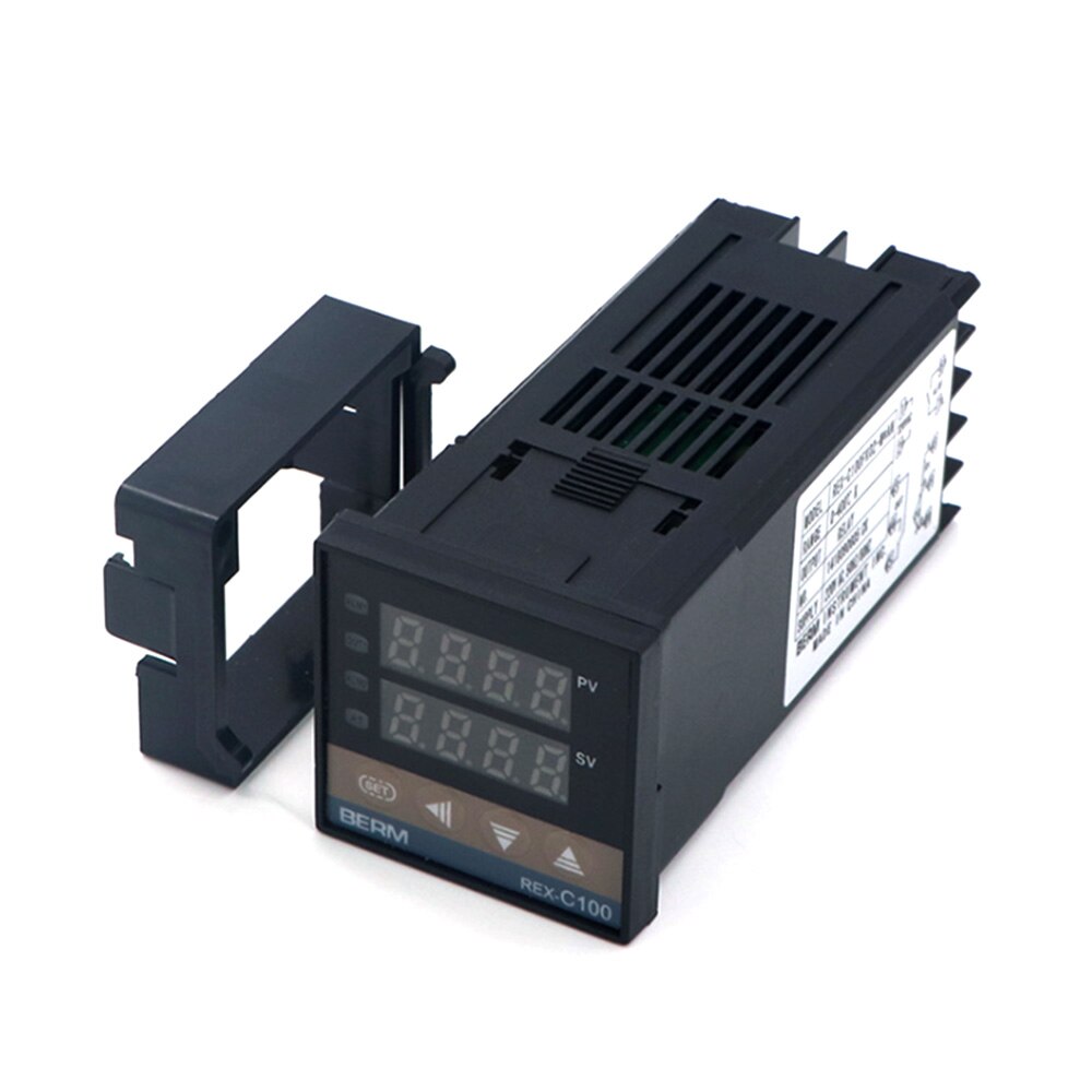 Pid digital temperaturkontroller rex -c100 fk 02- m *an 0 til 400 °ck type reléutgang brukt til vegetabilsk drivhus