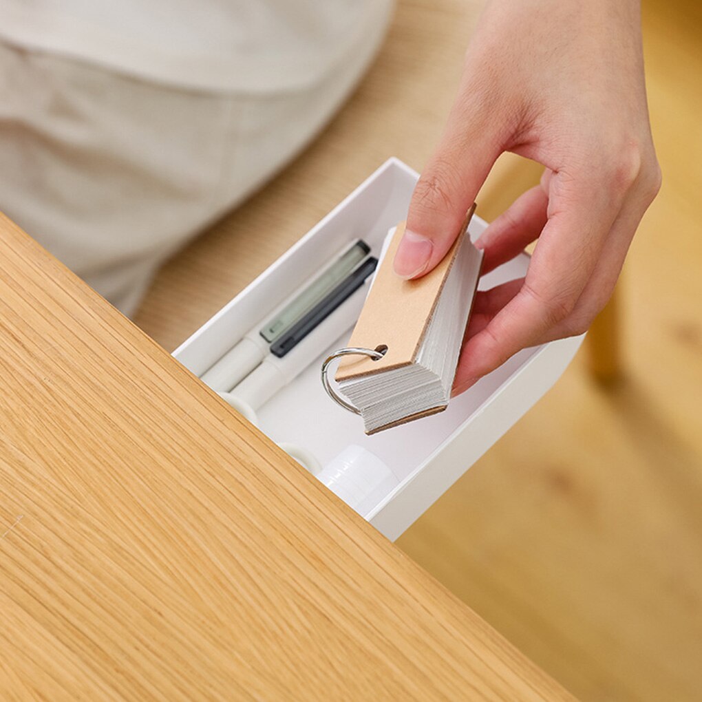 Under Desk Drawer Home Office Under Table Organized Holder Case ABS Plastic Storage Tray