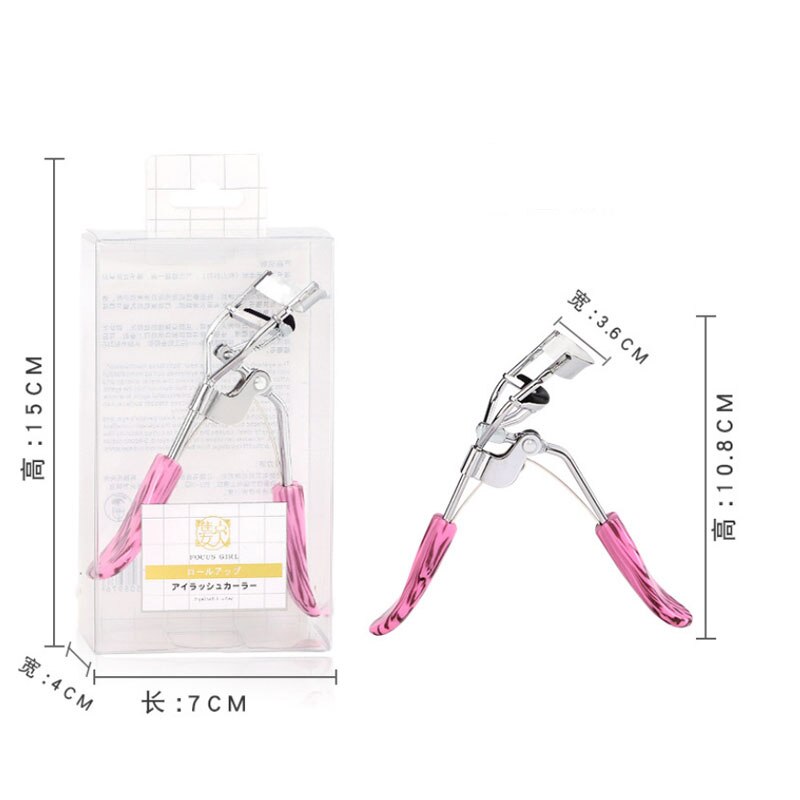 Woman Eyelash Curler Stainless Steel Eyelash Clip Lash Curler Pink Lash Lift Tool Beauty Eyelashes Makeup Tools