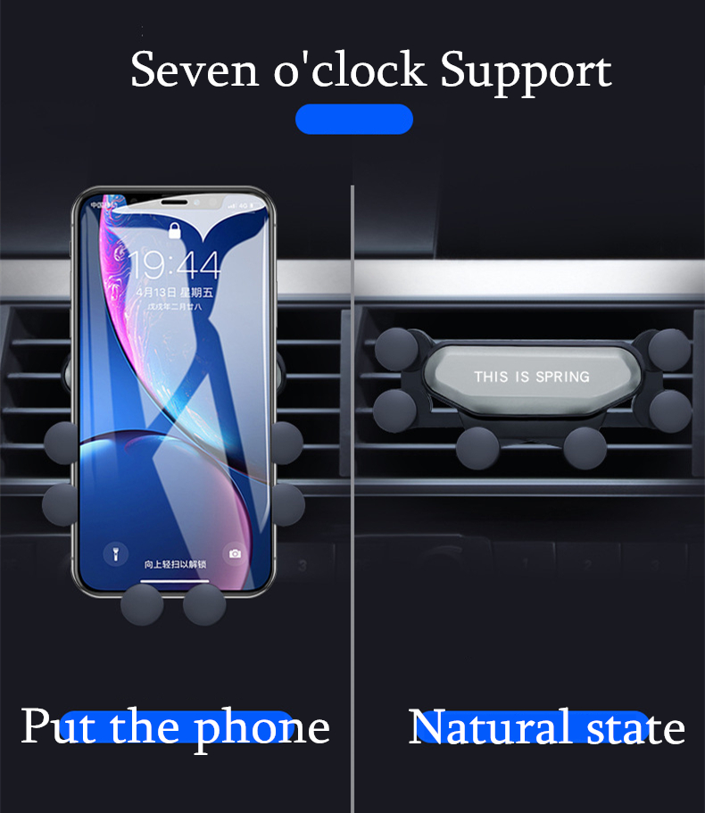 Besser Schützen Universal- Auto Telefon Halfter Schwerkraft Stehen Für Telefon in Auto Stehen Keine Magnetische Für iPhone X 7 Xs 8 Samsung Unterstützung