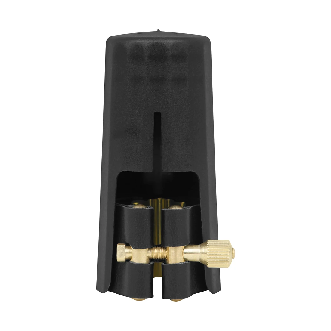 Klarinet Metalen Gesp Klem Clip Klarinet Mondstuk Leer met Dop Houtblazers Instrument Accessoires Gesp Klem