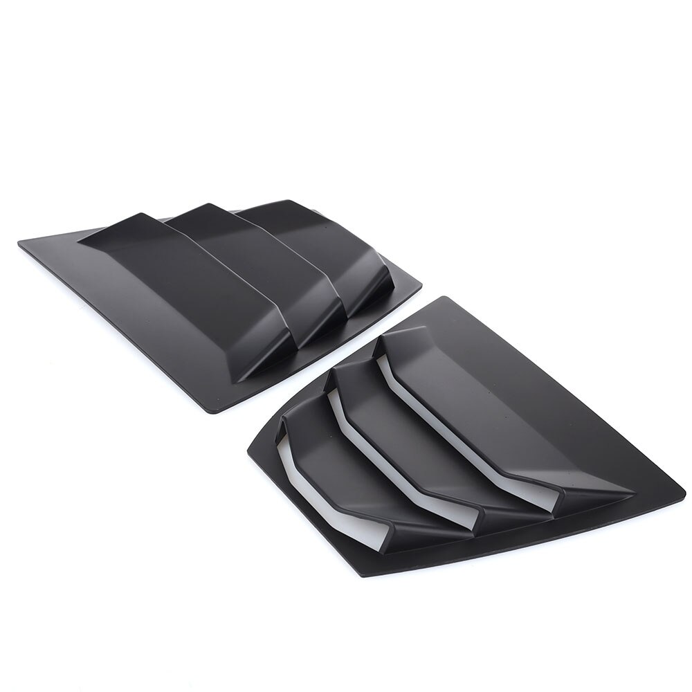 Persienne couverture garniture évents fenêtre persienne couverture véhicule Exerior 18.5 Cm X 22.3 Cm noir Stable côté persiennes couverture
