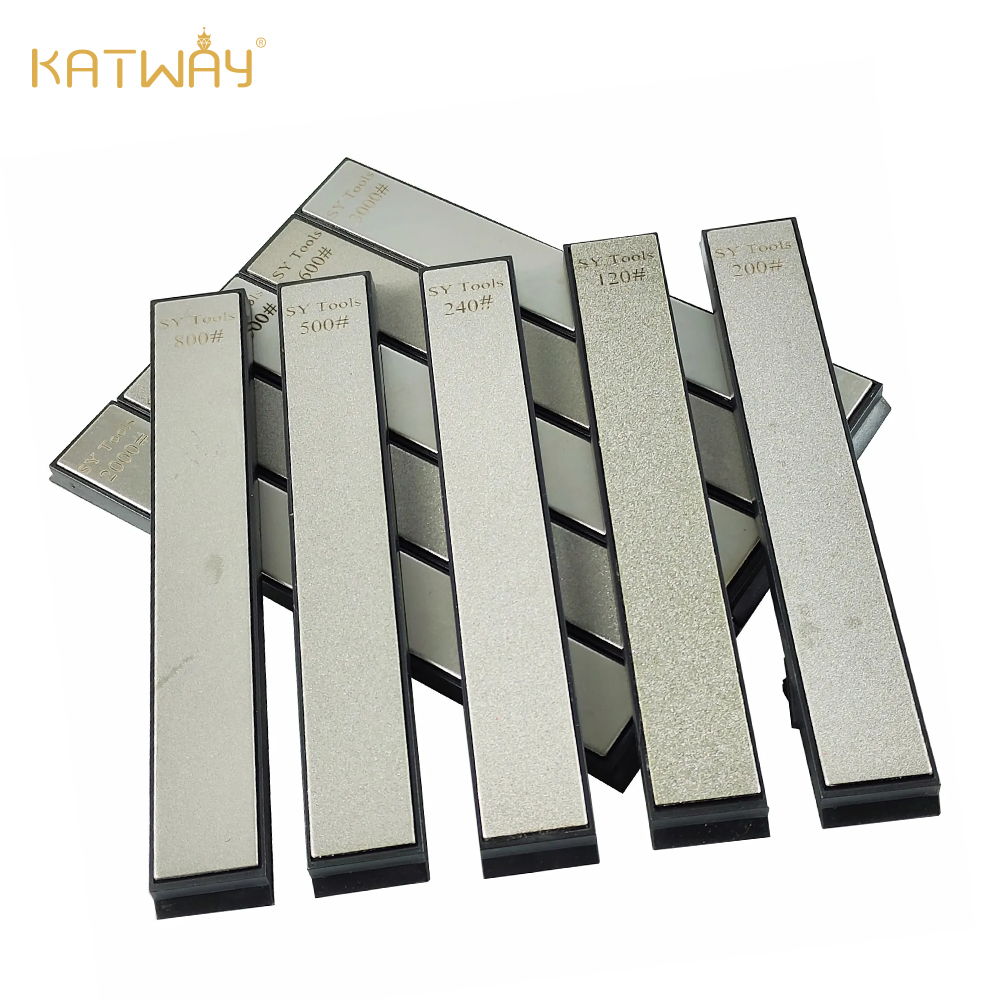 KATWAY 1 Stück Diamant-Schleifstein zum schnellen und einfachen Schärfen von Klingen für Heim- und Außenmesser HH-AA97