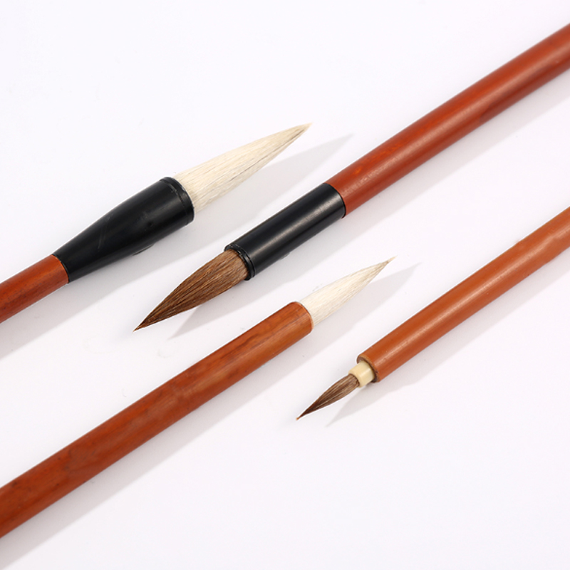 4pcs/Set Chinese Painting Brushes Wolf Hair/Sheep Hair Artist Drawing Brush Calligraphy Pen for Watercolor Painting