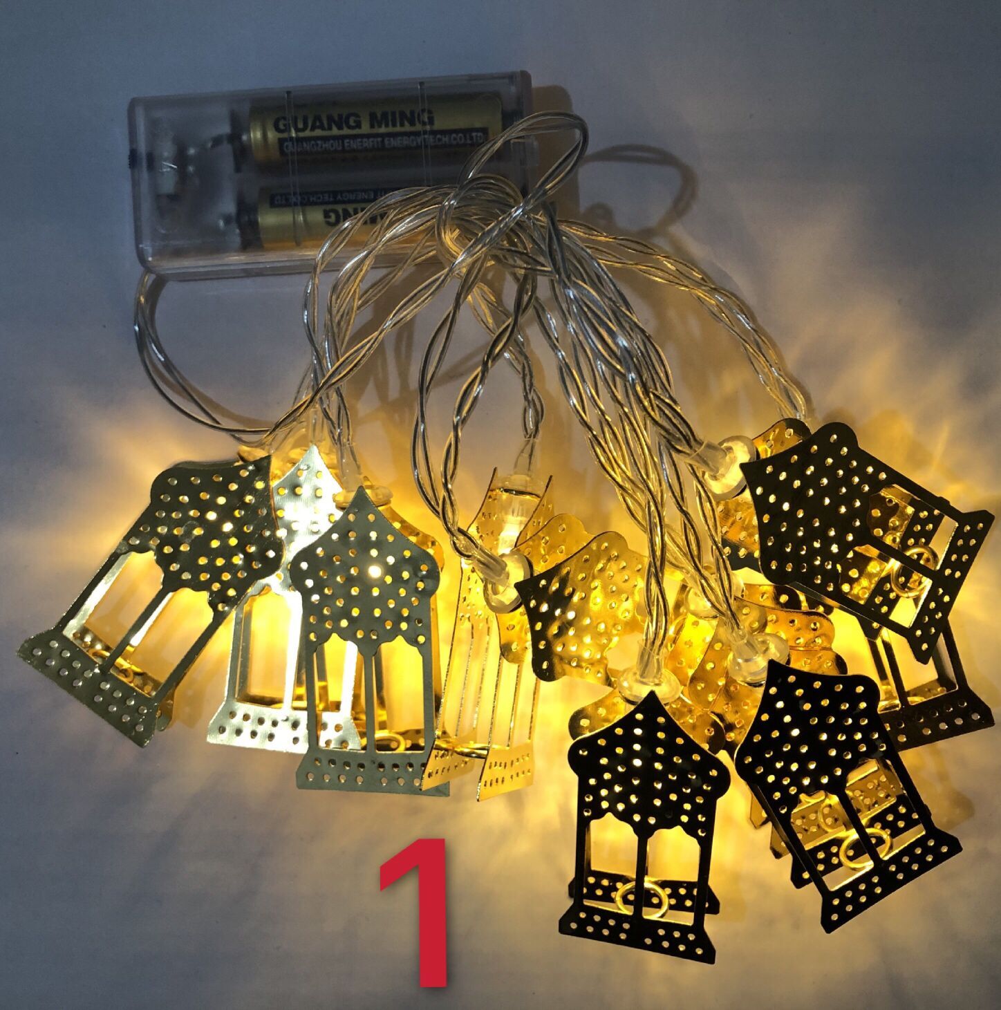 Decoratieve lichtslingers led sterren maanlicht lamp gekleurde lampjes: 1