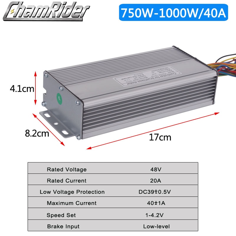 Electric Bike Controller 36V 48V Ebike Sensorless Controller 250W 350W 500W 750W 1000W 1500W KT Controller Dual Mode Sinewave