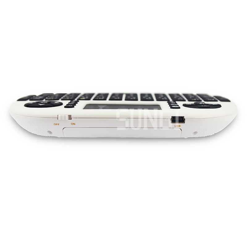 SUNGI arabe/allemand/français/thaïlandais/anglais 2.4GHz Mini sans fil i8 clavier pavé tactile AZERTY pour Android TV batterie Rechargeable