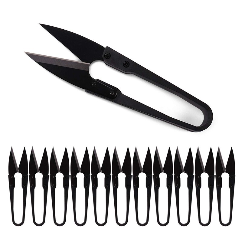 Bonsai Pruning Scissors, U Scissors Mini Garden Clippers Pruning Shears for Bud and Leaves Trimmer 12 PCS: Default Title