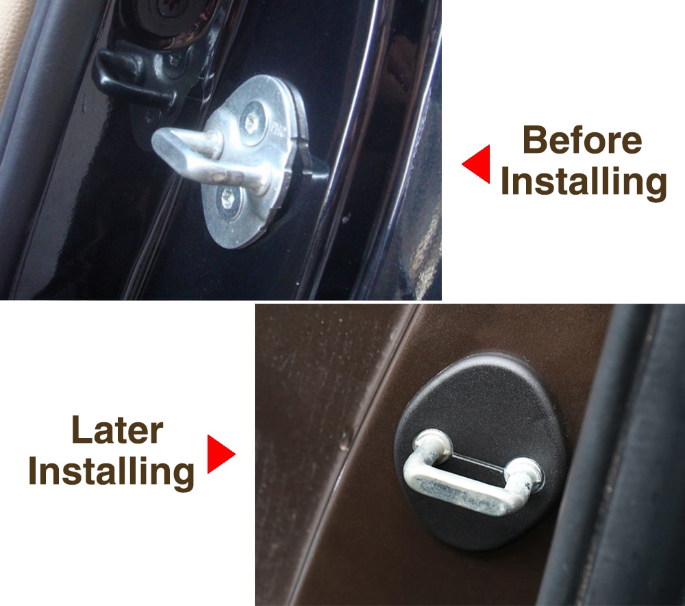 Car Door Stopper Protection Cover Door Lock Protective Cover For Hyundai Verna Sonata 8 Elantra Santa Fe IX35 I30