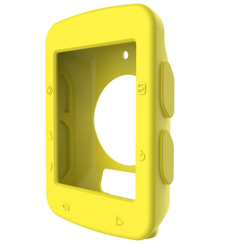 Protector suave para ordenador de bicicleta, funda de goma de silicona para Garmin Edge 520, accesorios para bicicleta: Lime Color
