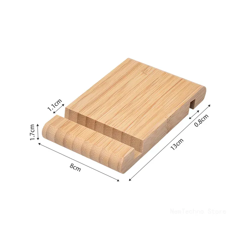 Estantes universales de madera maciza para teléfono móvil, soporte de escritorio Simple para teléfono móvil, tableta, PC, lector electrónico, soporte portátil para teléfono móvil: YELLOW
