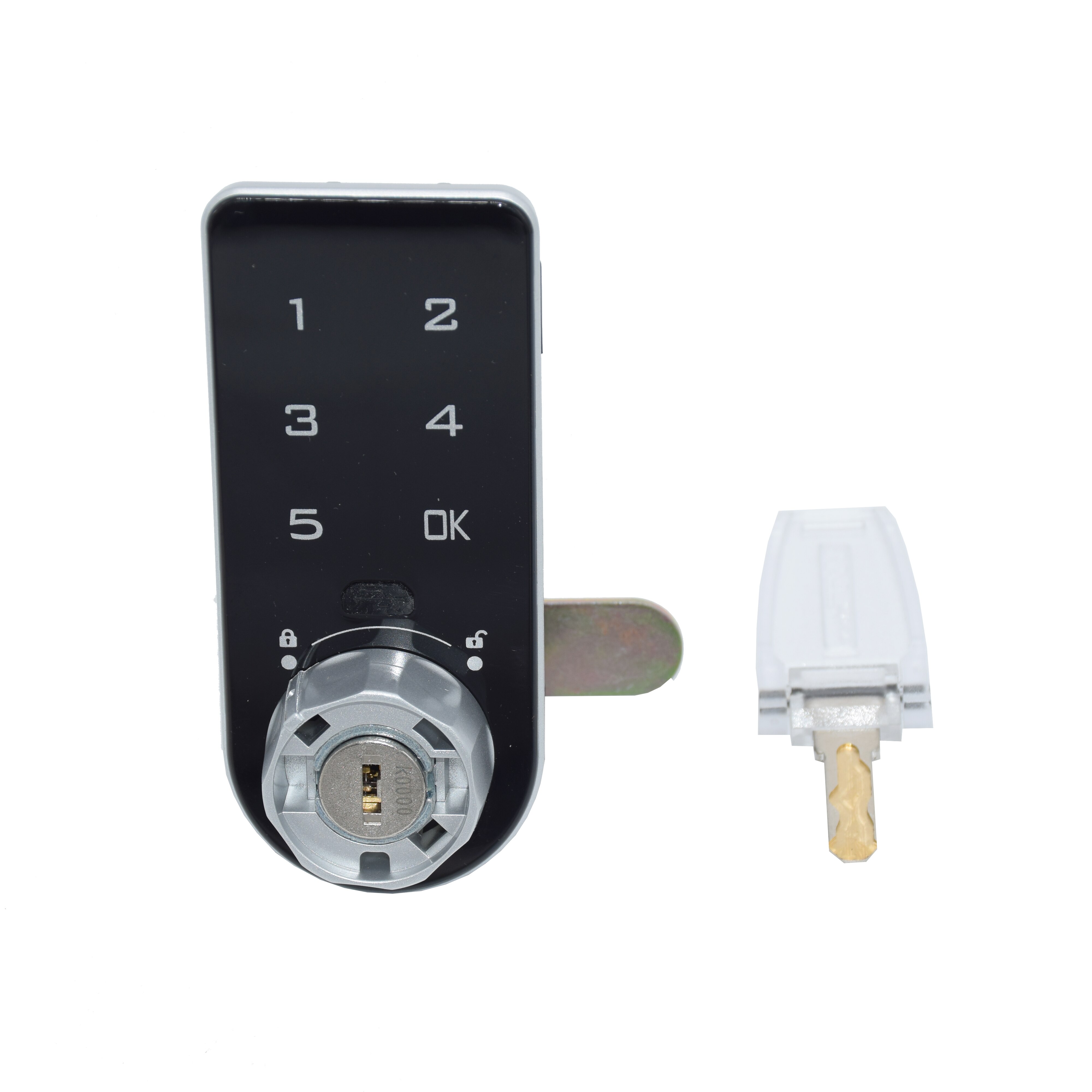 Electric Touch Keypad Password Code Number Cabinet Drawer Lock With Key For cabinet drawer Mailbox access control