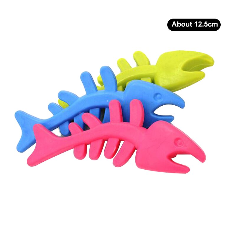 Durable Rubber Dog Toys Bite Resistant Dog Chew Toy Chihuahua Teddy Bulldog Puppy Pet Toys For Small Dogs Cleaning Teeth Toy: Fish