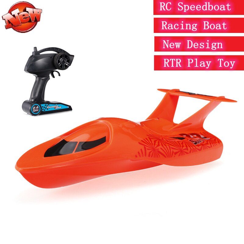 Classic Boot Speelgoed 34Cm Grote Maat 2.4G Rc Racing Boot Afstandsbediening Elektrische Racing Boot Rtr Speelgoed Rc speedboot Kid Beste Cadeau Speelgoed