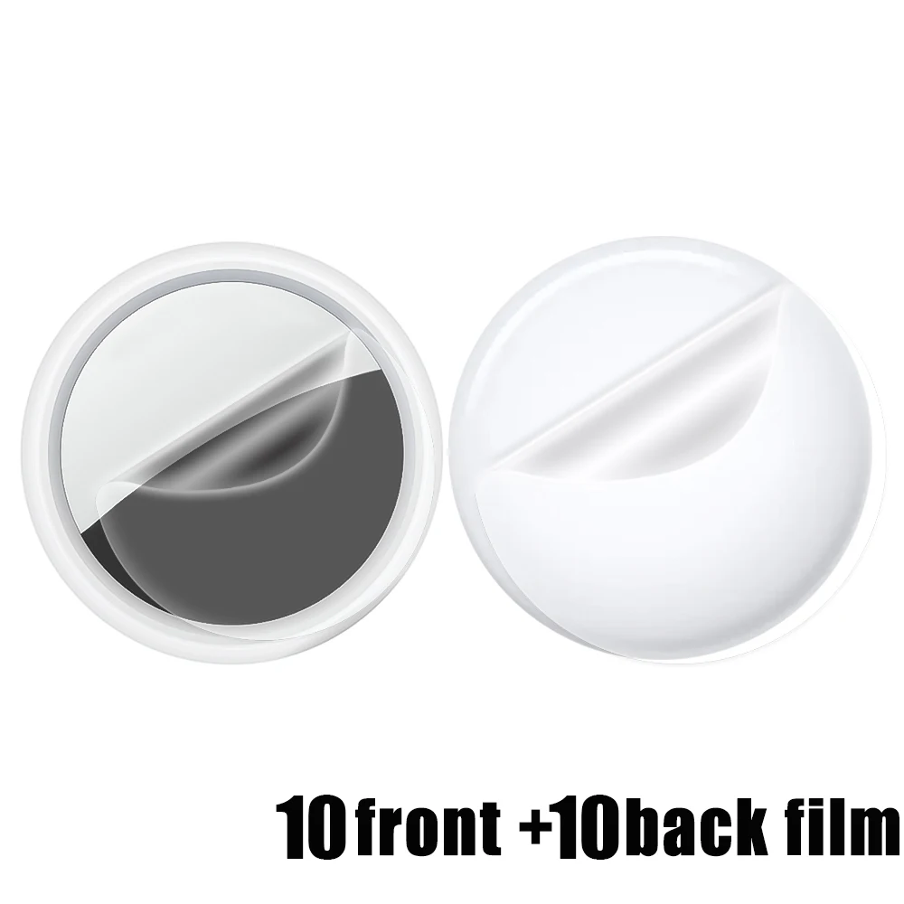 Film Hydrogel pour Apple Airtag, protecteur d'écran, Film de protection transparent en TPU souple, étui anti-rayures, amical pour les étiquettes aériennes AirTags: 天空蓝