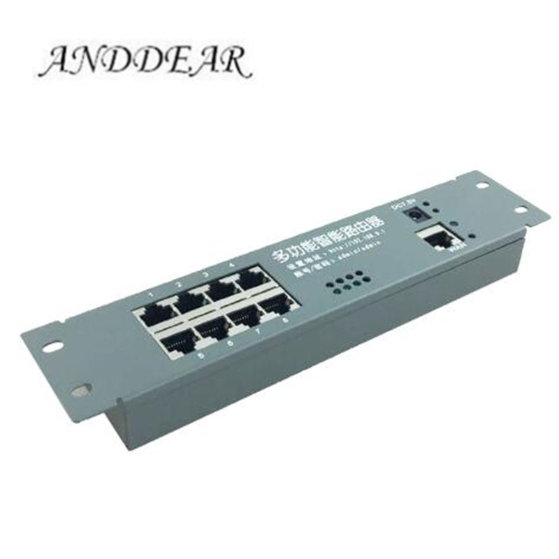 Mini Router Module Smart Metal Case Met Kabel Verdeelkast 8 Poorten Router Oem Modules Met Kabel Router Module Moederbord