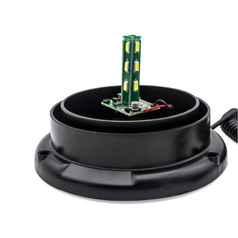 Dc 12v-80v strobe billed blinkande varningslampa säkerhetsljus nödblixt indikeringslampa rund takbox blixt ljd 001