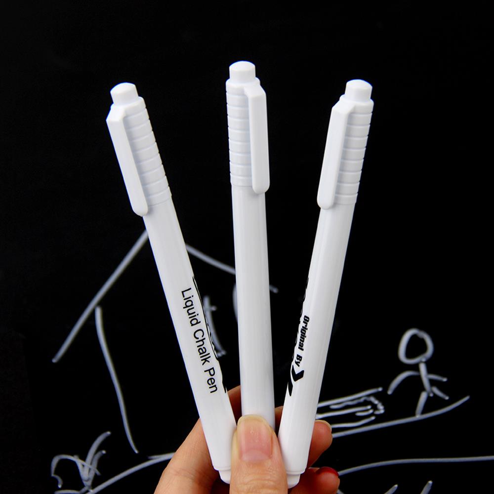 Liquid Chalk Pen Drawing Art Marker School Supplies Student Writing Dustless Erasable Novelty Smooth Liquid Chalkboard Pen