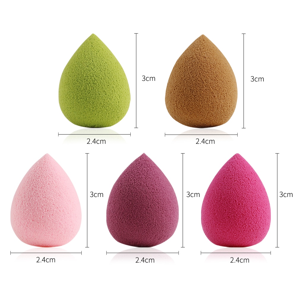 MAANGE 50Stck Mini Kosmetik machen-hoch Schwamm Puff Pulver Puff Glatte machen-hoch Stiftung Schwamm Schönheit machen-hoch-Werkzeug