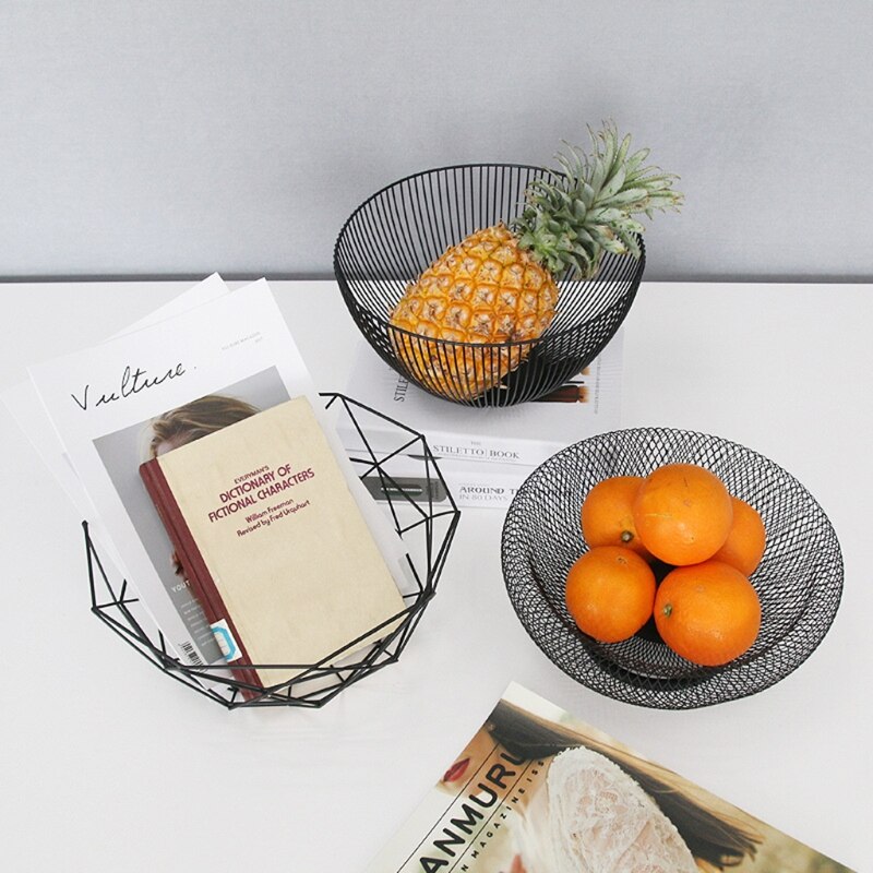Metalen Fruit Groente Opslag Kommen Keuken Ei Manden Houder Nordic Minimalisme