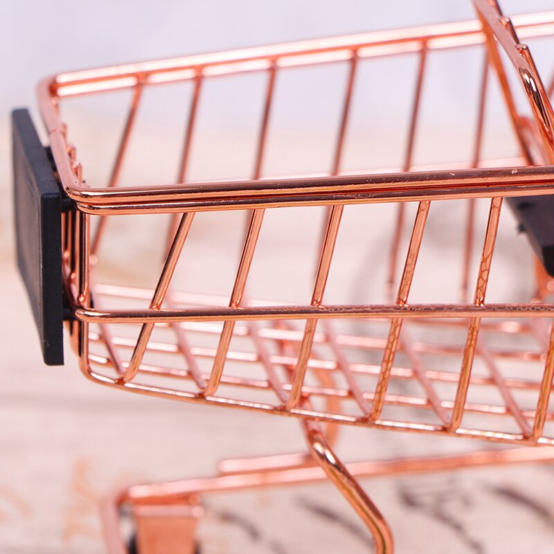 Mini caddie de Shopping, pour le bureau et la maison, pour ranger des articles divers, ornements, modèle de jouet pour enfants,