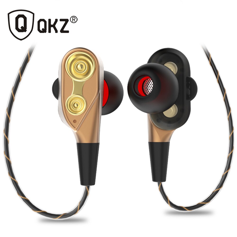 Originele Qkz CK8 Headset Gamer Hoofdtelefoon Met Microfoon 3.5Mm Plug Goedkope Bass Hoofdtelefoon Voor Jogging Oordopjes Handfree Oordopjes