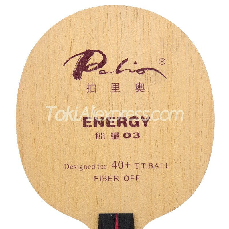Originele Palio Energie 03 Tafeltennis Blade Racket (5 + 4 Carbon, Off) energie-03 Ping Pong Bat Paddle