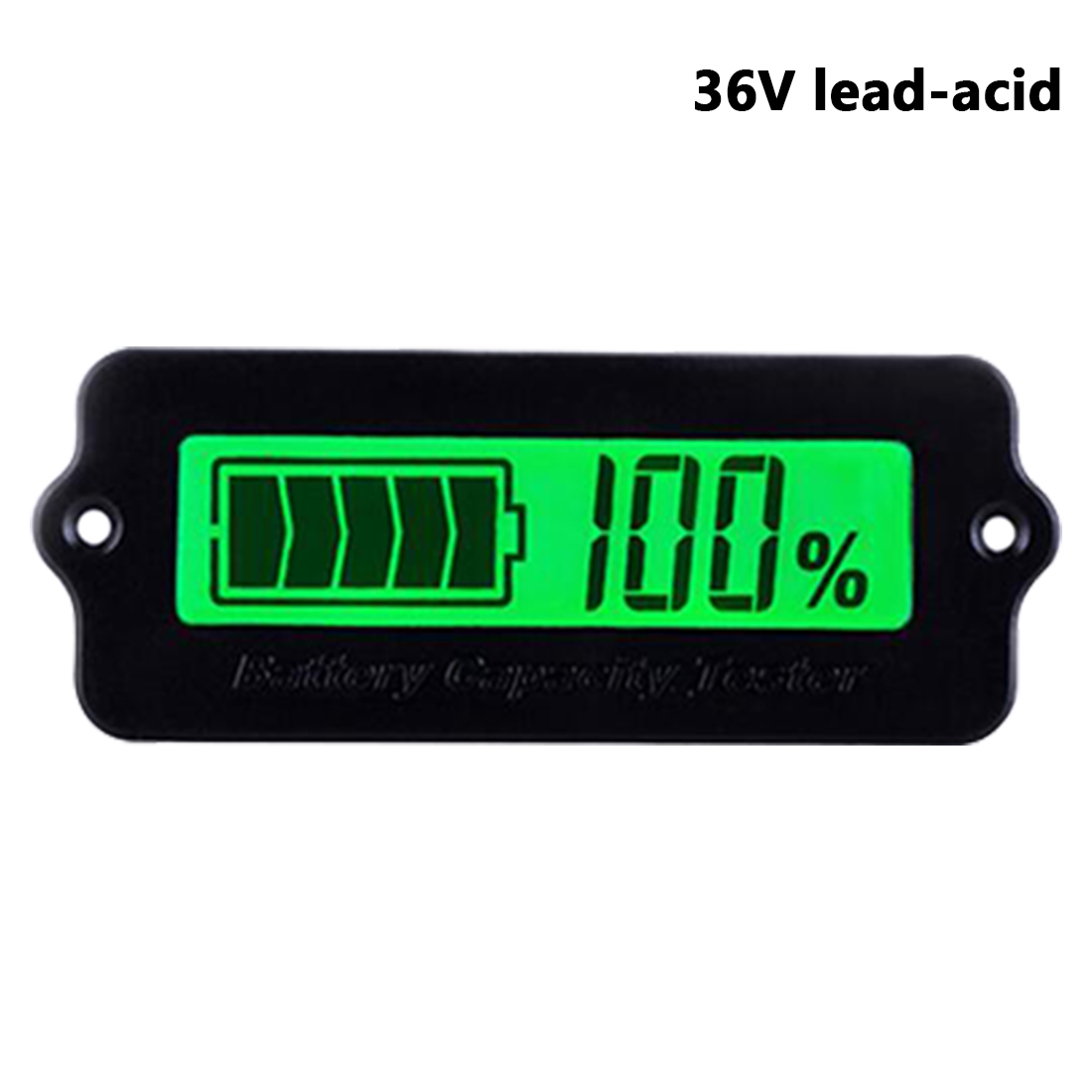 Lead-acid Lithium Blue LCD Voltmeter Meter Battery Capacity Tester Indicator Monitor Analyzer 12V 24v 36v 48v