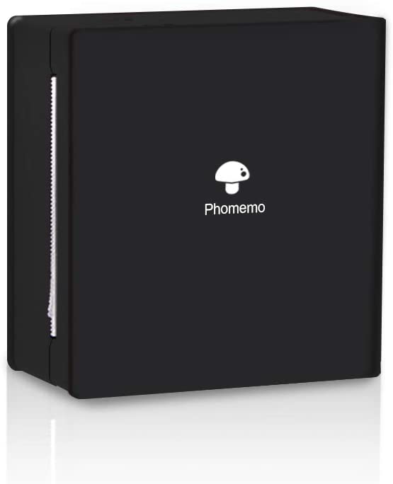 Phomemo M02 Mini Portable Photo Printer Mobiele Thermische Label Sticker Printer Bluetooth Handheld Pocket Telefoon Printer Machine: Black