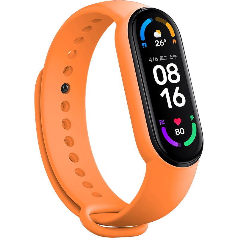 Uhrenarmband für Xiaomi Mi Band 3 4 5 6 7 Armband Silikonarmband Handschlaufe für Mi Band 7 3 4 5 6 Armband Smartwatch Band: Celestial teal / 12mm