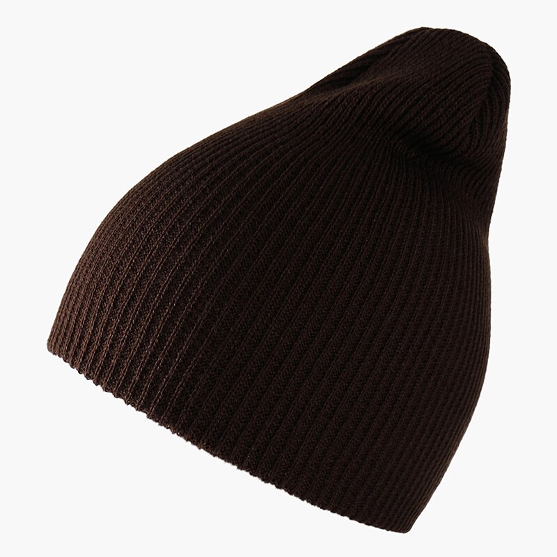 Wintermuts voor dames, meisjesmutsen, damesmutsen, herenmutsen, herfstmuts, zachte warme muts, effen kleur, unisex mutsen: Donkere koffie