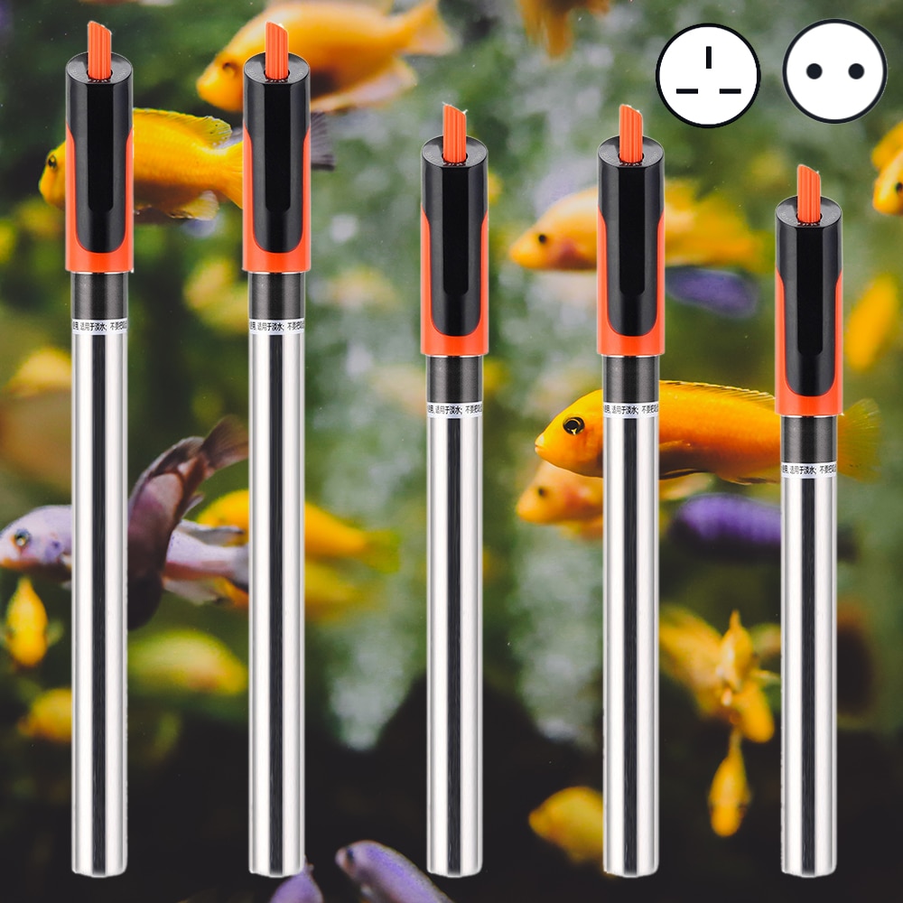 Super Aquarium Heater Submersible Heating Rod 17-35DegreeCelsius Adjustable 50/100/200/300/500W to Control Fish Tank Temperature