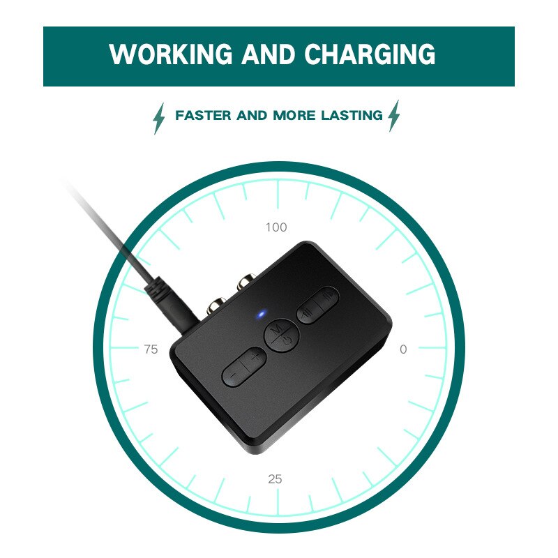 JINSERTA Bluetooth 5.0 Transmitter Receiver 3.5mm AUX to USB Wireless MINI Lossless Music Player Audio Receive For TV PC Car Kit