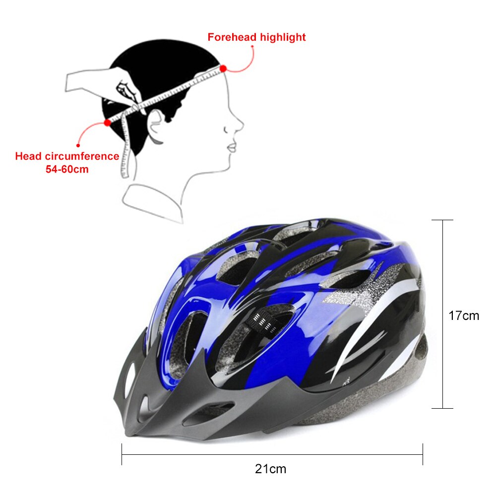 Unisex Bicycle Helmet Adult Adjustable Bike Accessories Sport Cycling Helmets MTB Mountain Road Safety Helmet 54-60cm