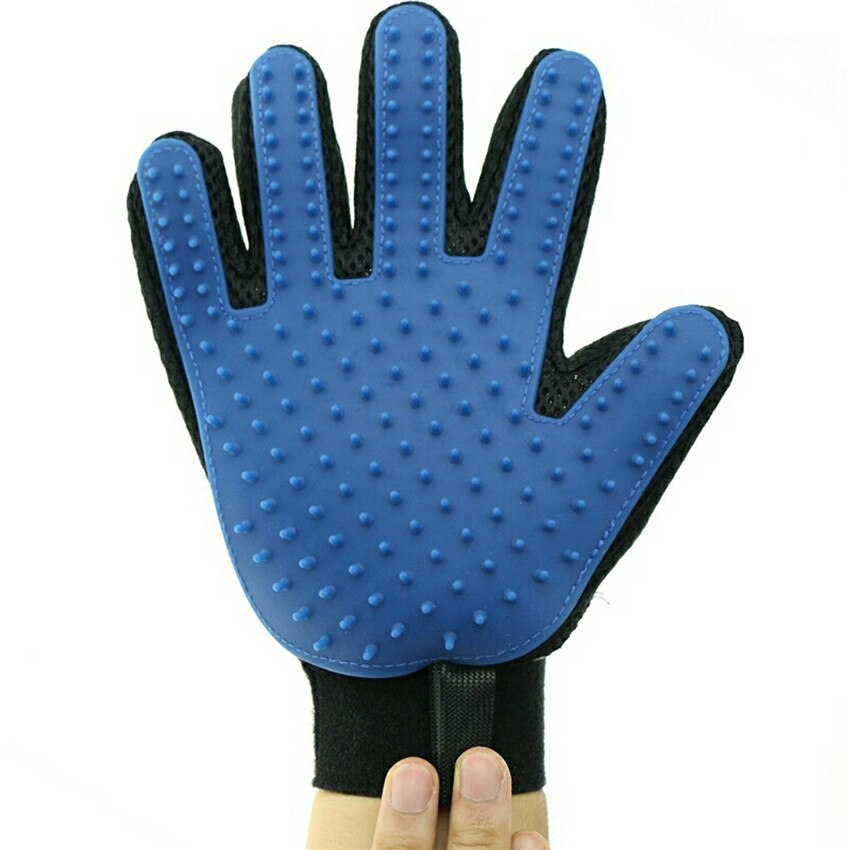 Guantes de Baño de mascotas, manoplas de silicona para quitar la suciedad de los dedos, productos de limpieza para gatos y perros, guantes de masaje para el cuidado del cabello, CW31: c03