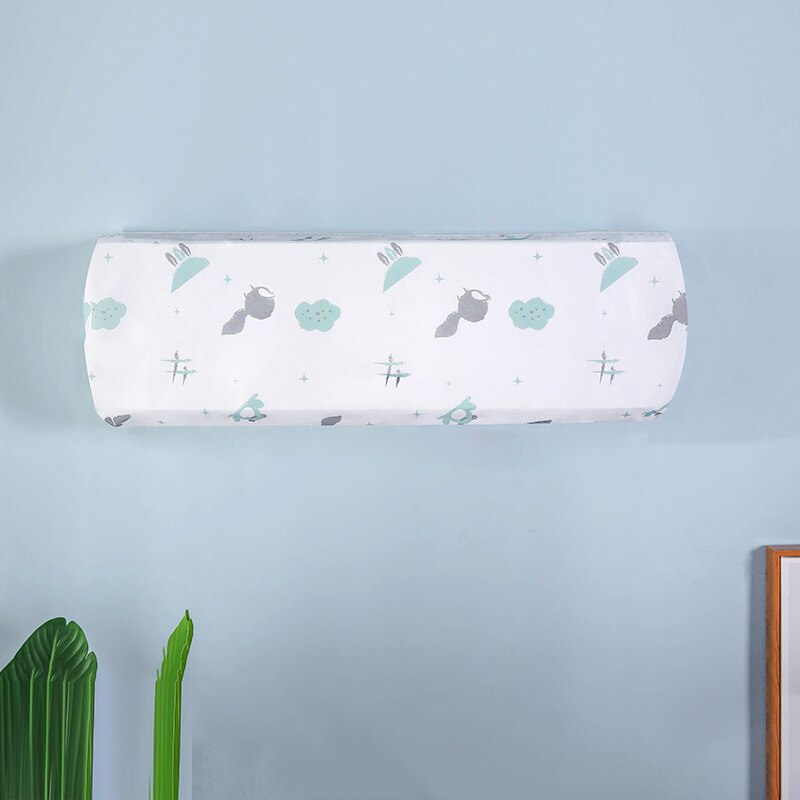 Fundas para aire acondicionado a prueba de polvo funda de aire acondicionado para funda protectora de cobertura completa bolsa de almacenamiento casa cubierta de limpieza: Fox Printed Cover / S 86X31X20cm