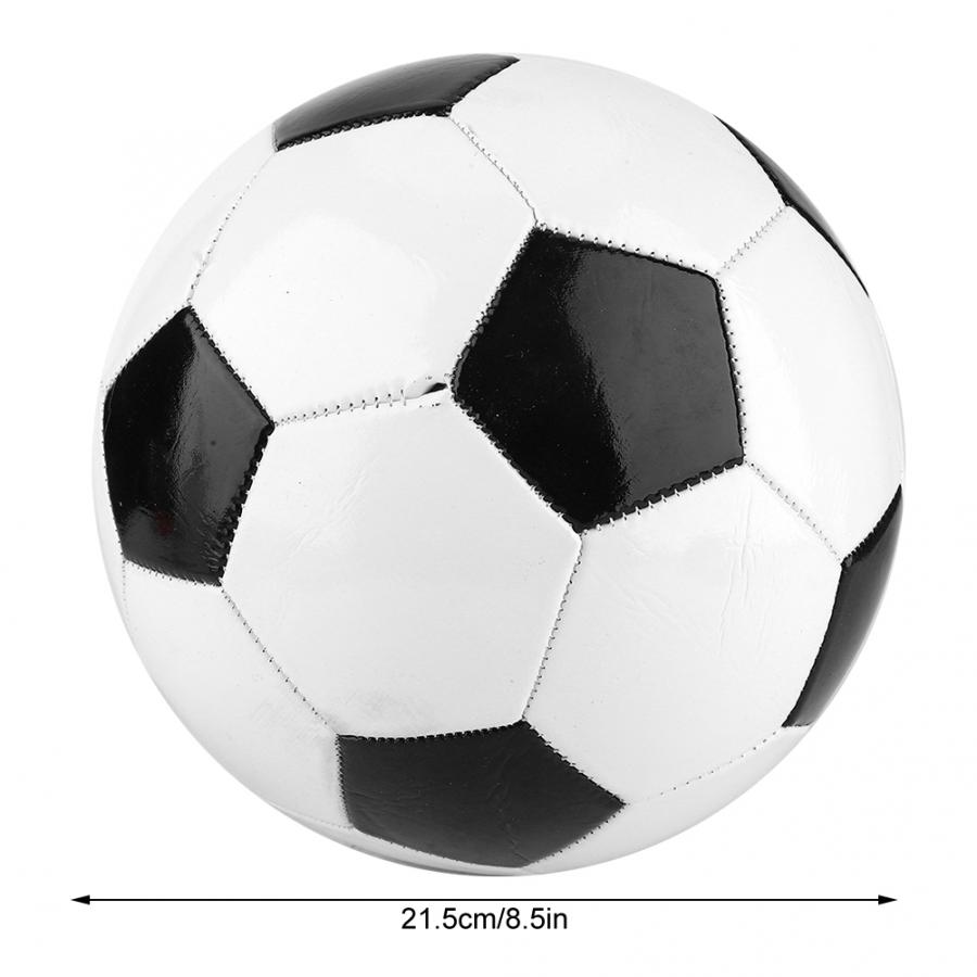 Klassisk storlek 5 fotboll svart vit fotboll pvc fotboll mål lag match träning boll storlek 2/4 elev lag träning match bollar