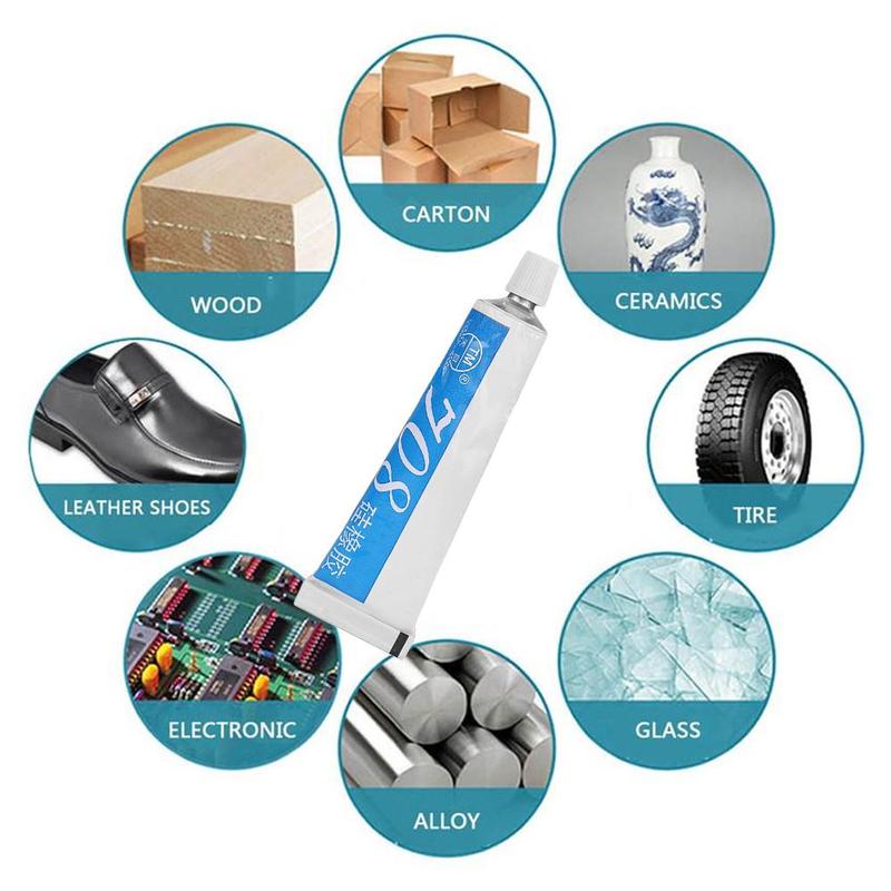 1pc 703/708Silicone Rubber White Insulation Temperature-resistant Sealant Electronic And Electrical Waterproof Sealant