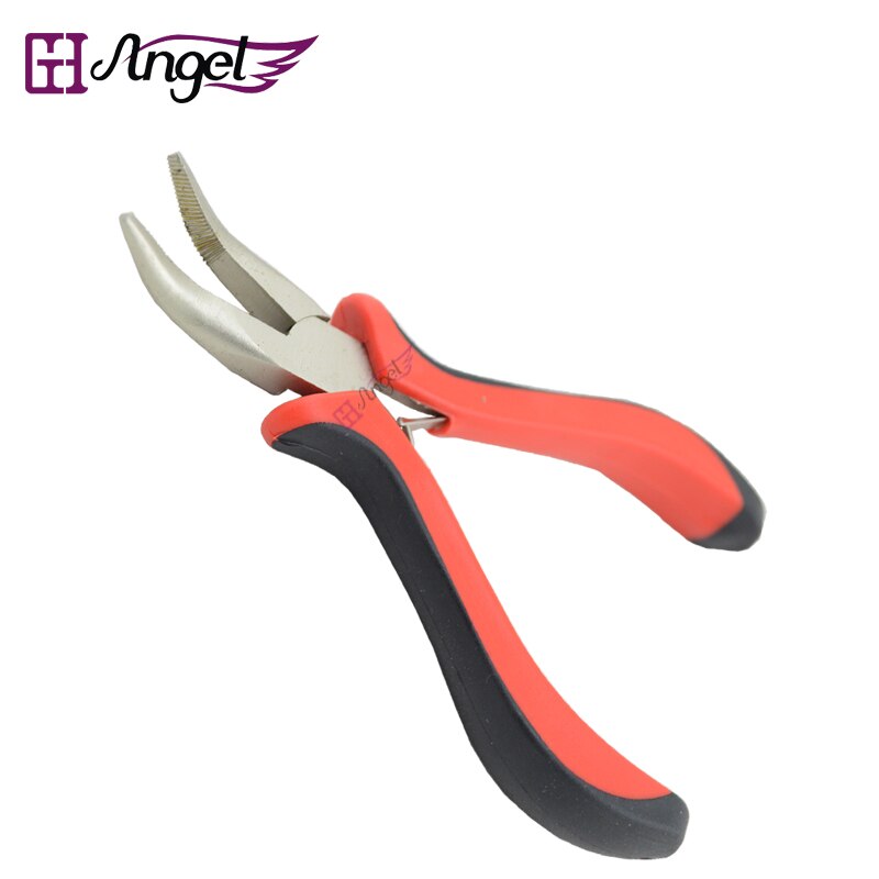 Angels 1pc Bend Tip Hair Extension Tang voor Micro Ringen/Links/Kralen & Feather Hair Extensions Tools krullend Tang Klem Tang