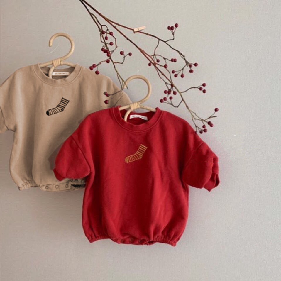Bebê bonito do Inverno engrosse longo-sleeved bodysuits do bebê para meninos e meninas 2019 crianças algodão macacões casual